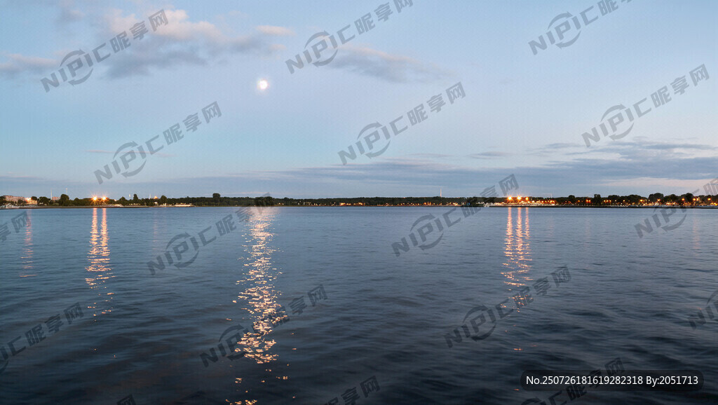 寻找有宽阔水面的地点