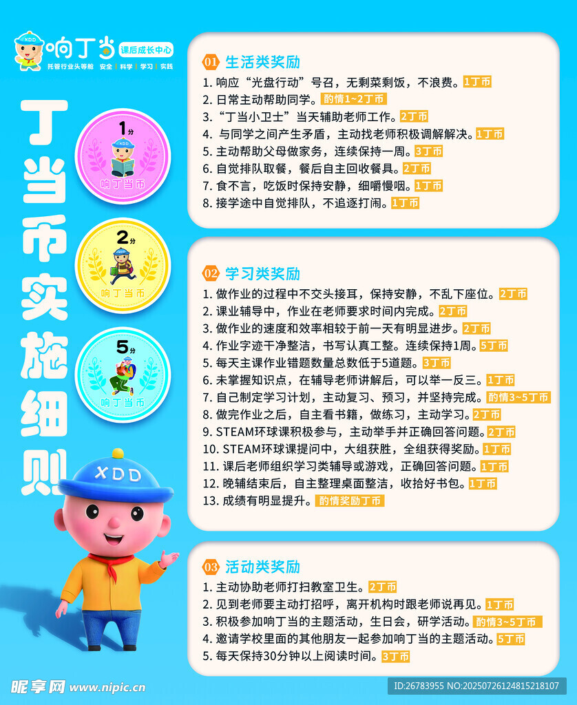 奖励制度介绍