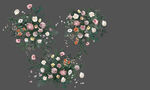 粉色花艺韩系