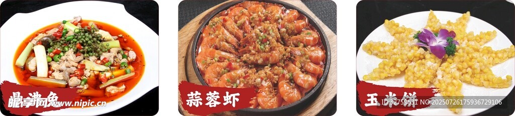 多样美味菜肴展示