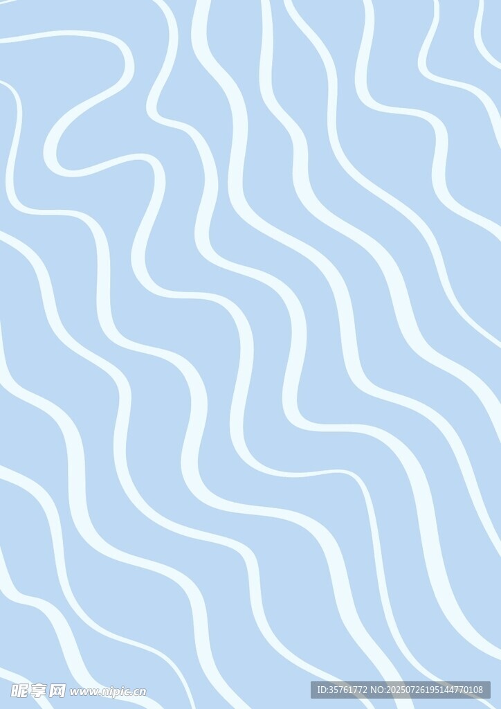 浅蓝色波浪纹理背景图