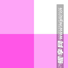 粉色系渐变色彩组合