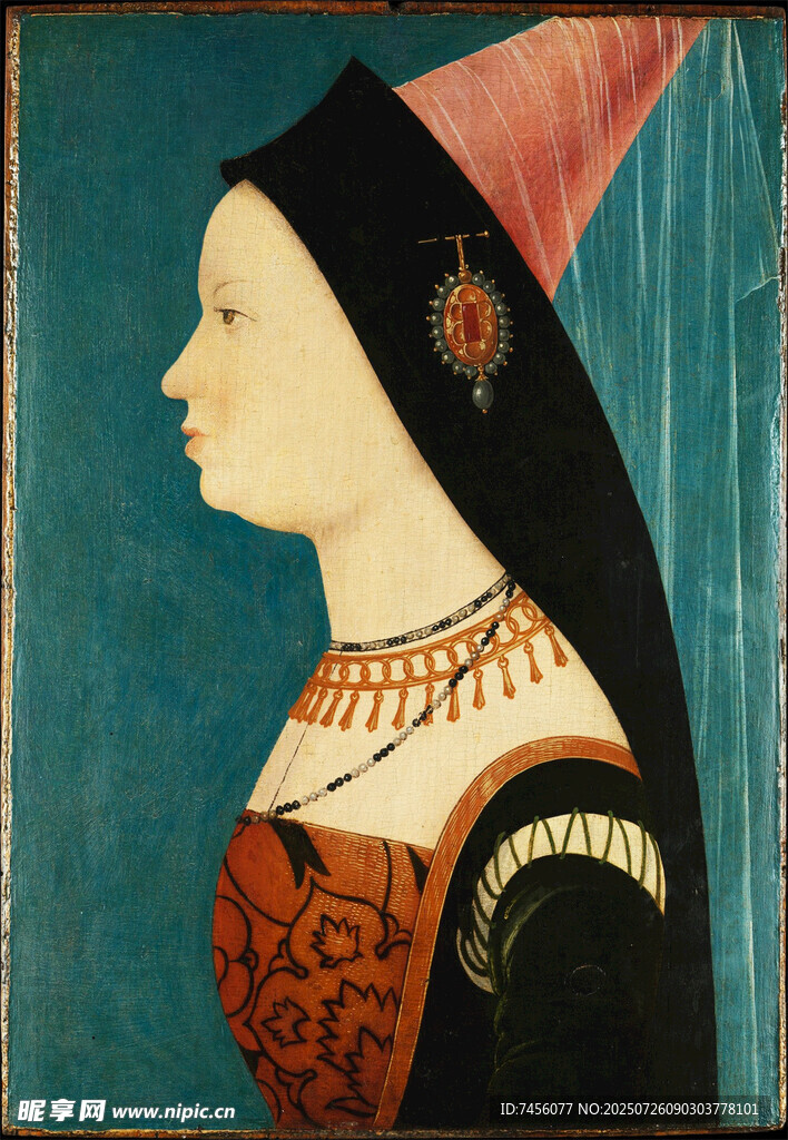 中世纪女性肖像画