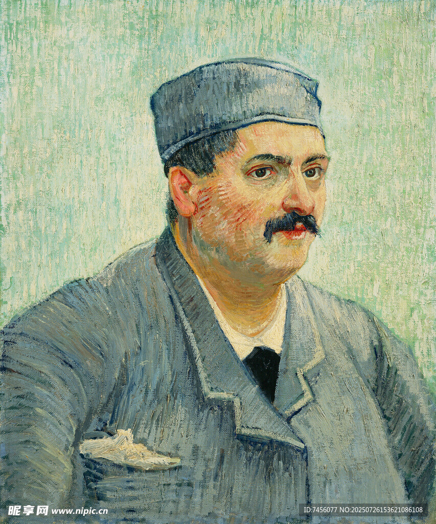 戴帽男子肖像画