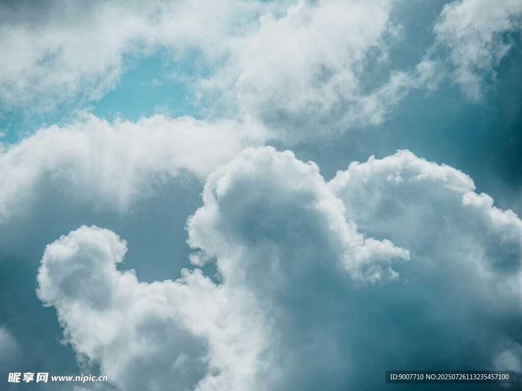 蓝天白云美景