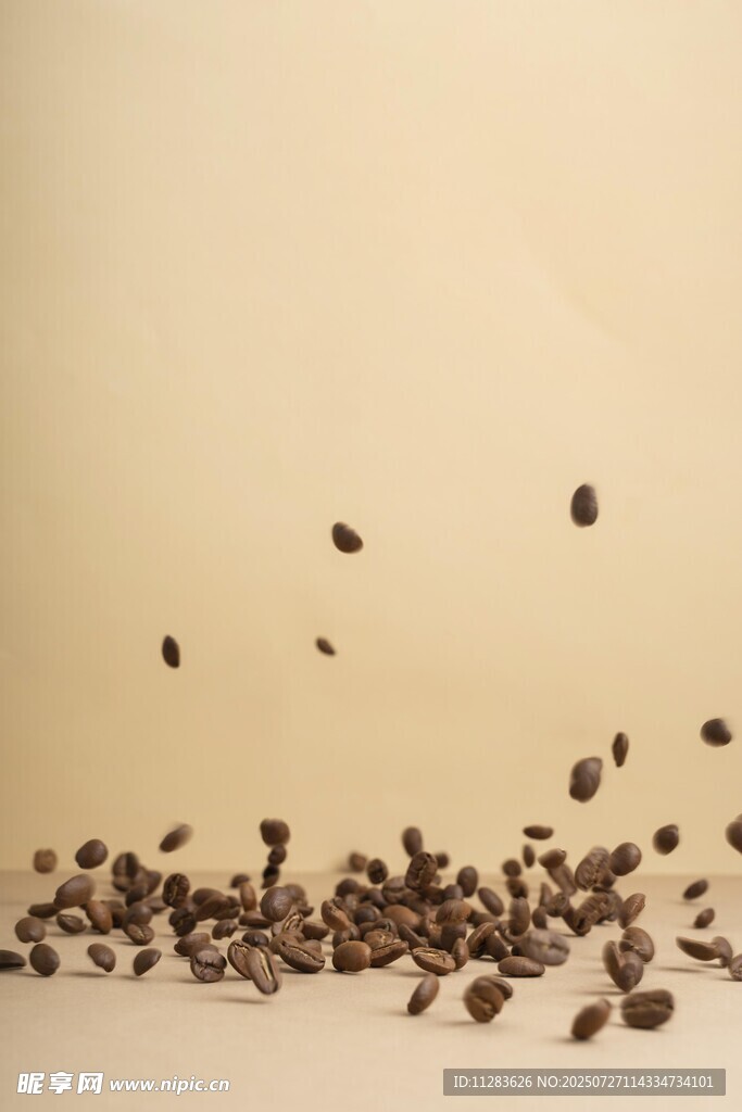 散落的咖啡豆