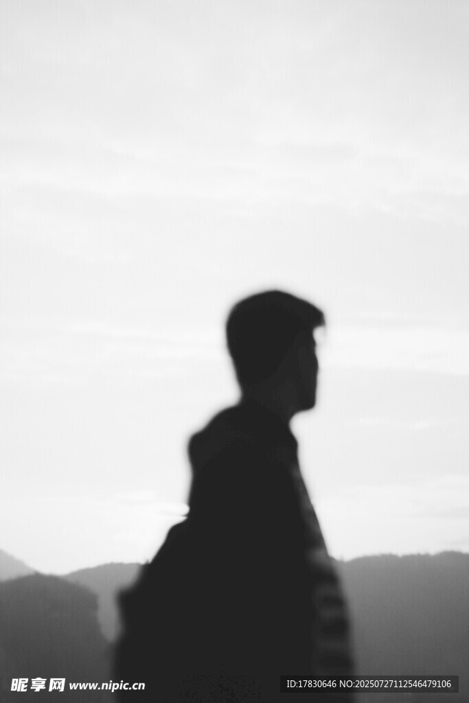 人物背影
