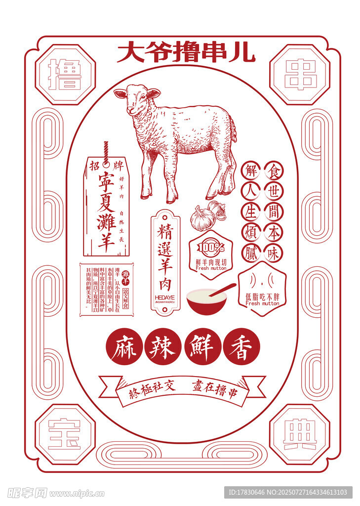 菜单模板