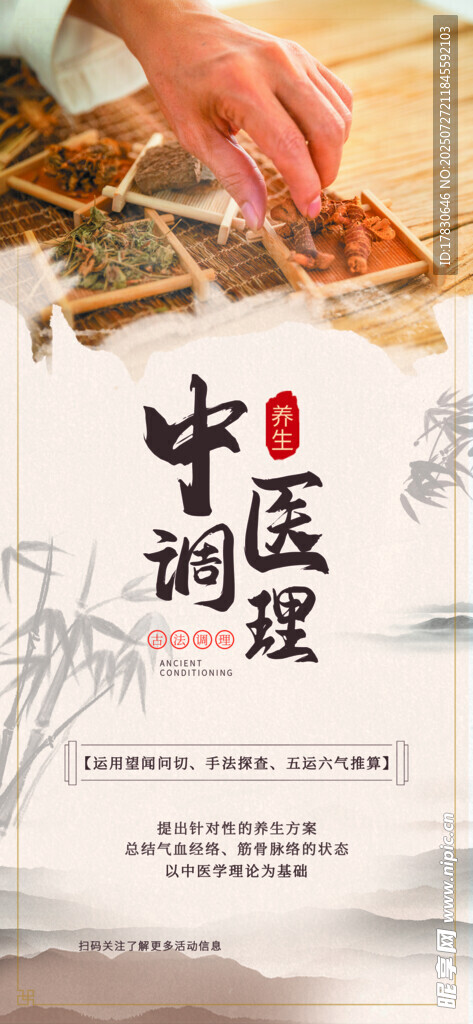 中医调理宣传页展示