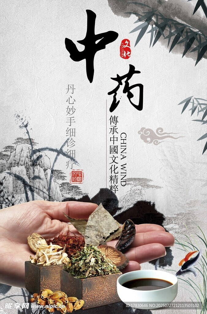 传统中药展示