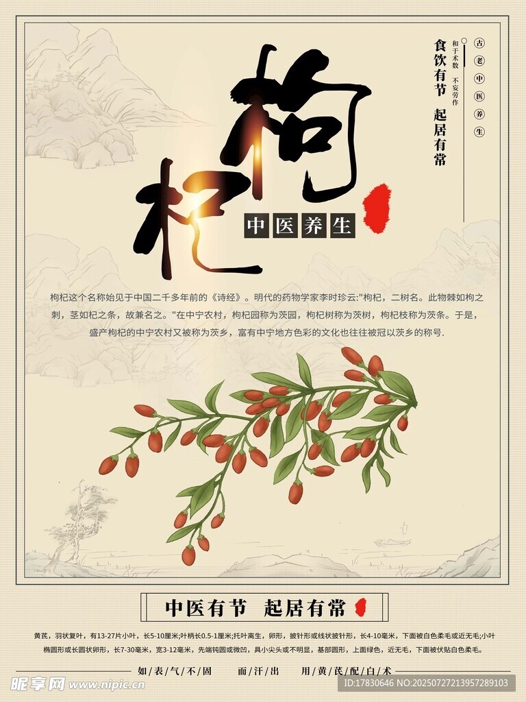 中式风梅枝装饰图案设计