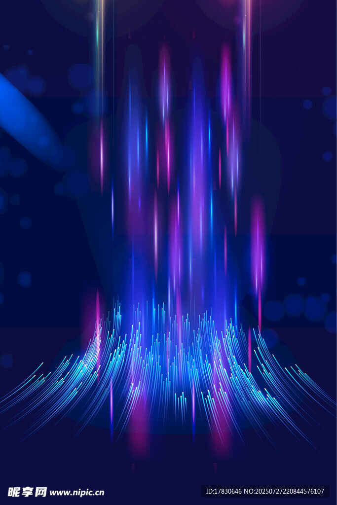 炫彩霓虹光线背景特效