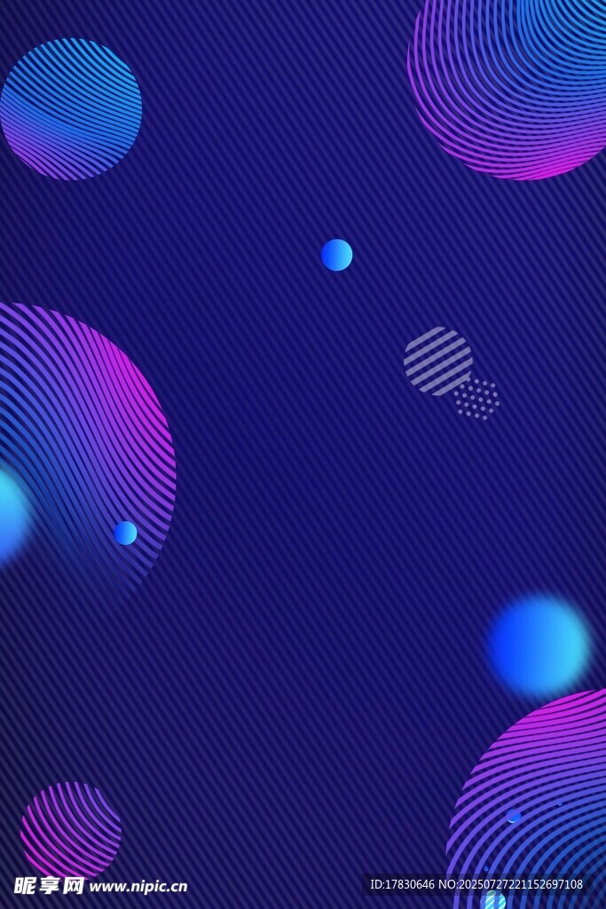 梦幻渐变几何光影背景图