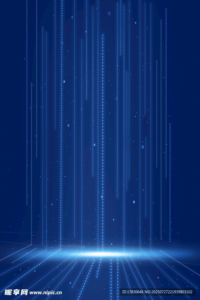 蓝色科技光线背景图