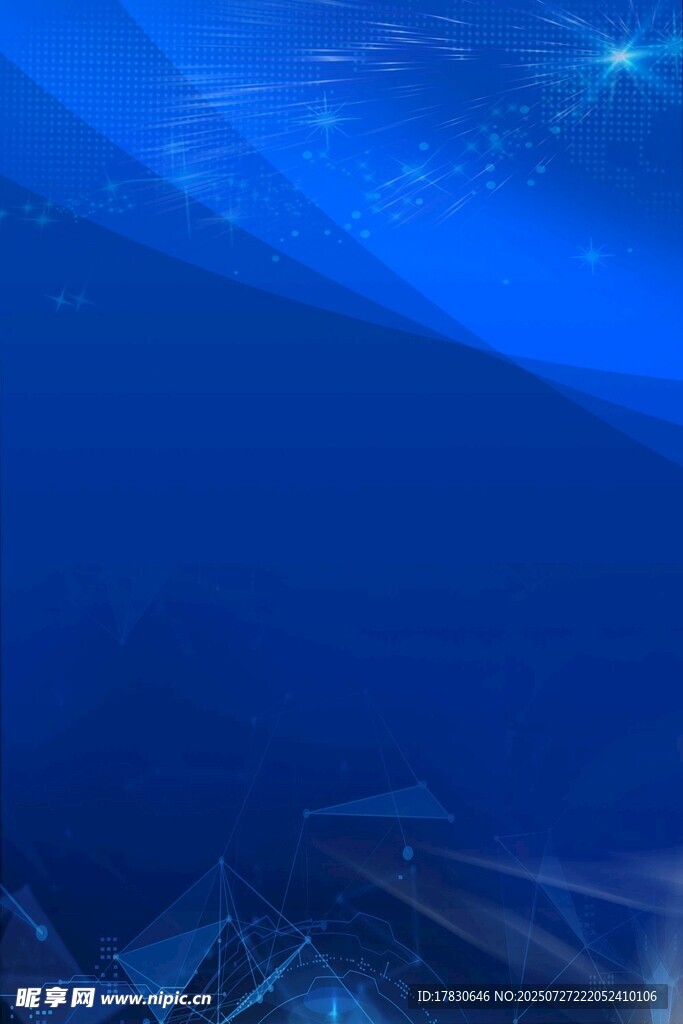 梦幻蓝色海底景象