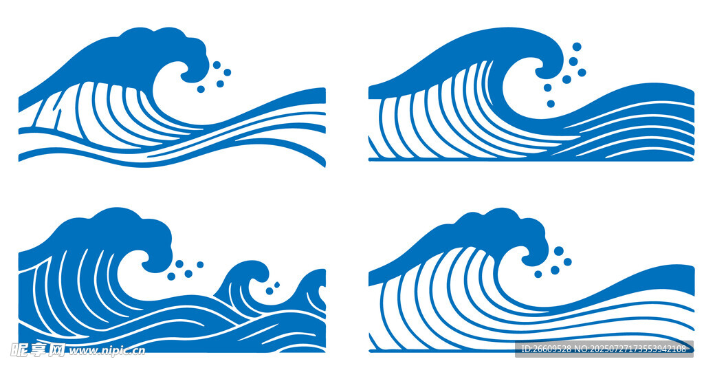 蓝色海浪