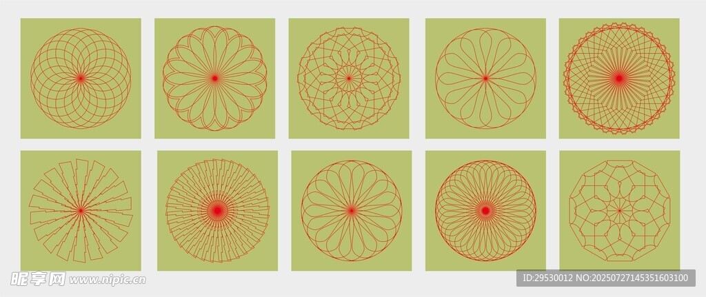 形状组合图 花纹