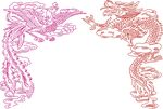 龙凤呈祥花纹图案