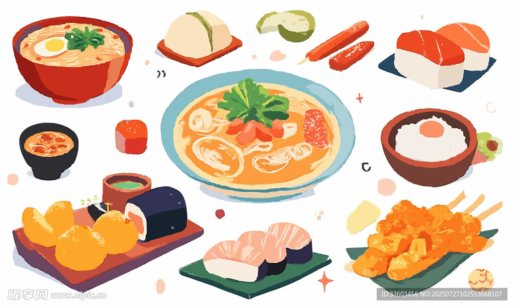 多样日式美食