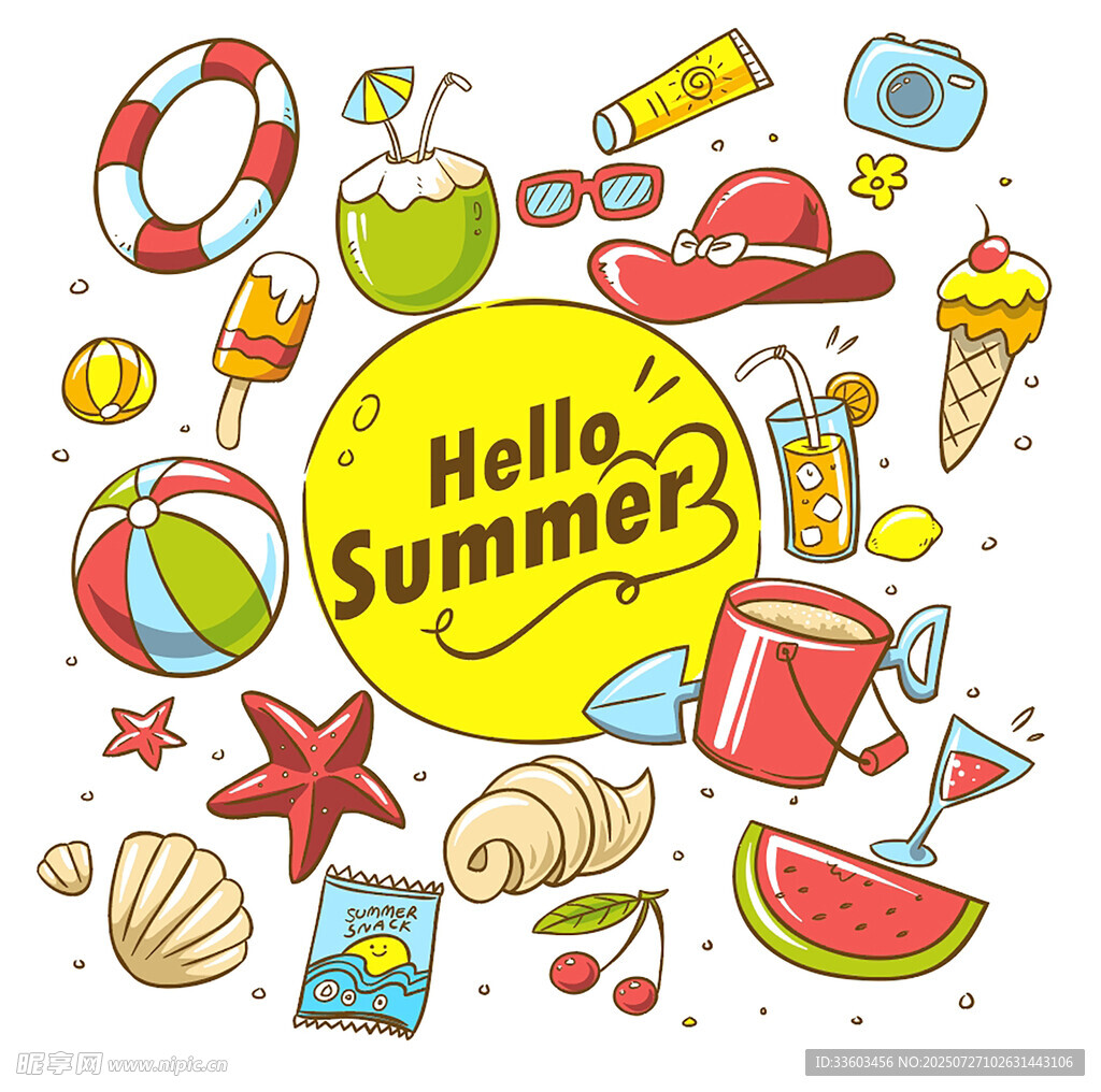 夏日元素集合