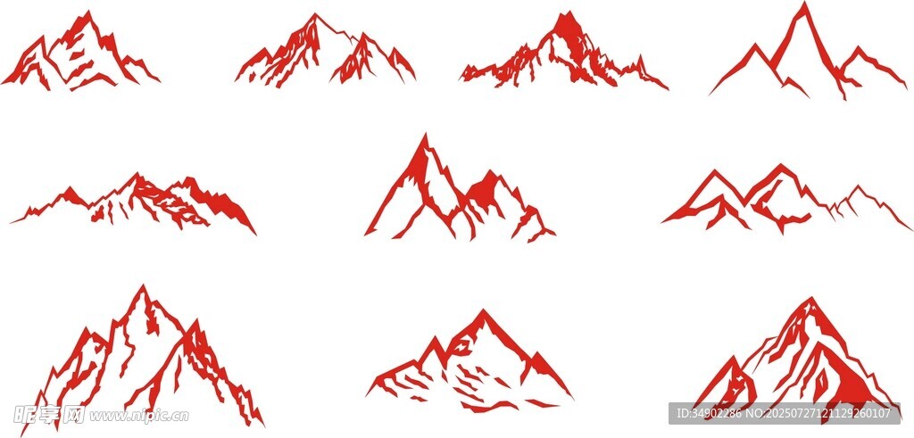 矢量山峰