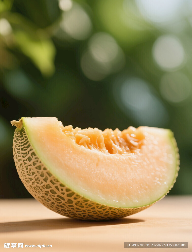 切开的哈密瓜