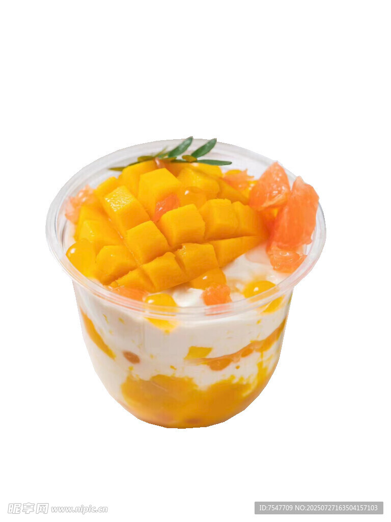 芒果水果捞美味颜值高