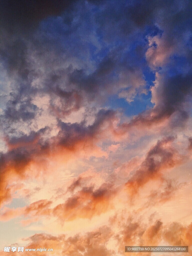 绚丽多彩的天空云霞