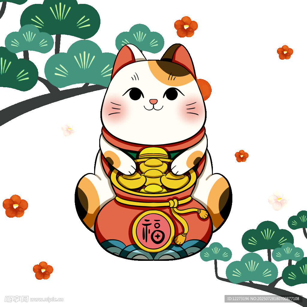 招财猫送福 