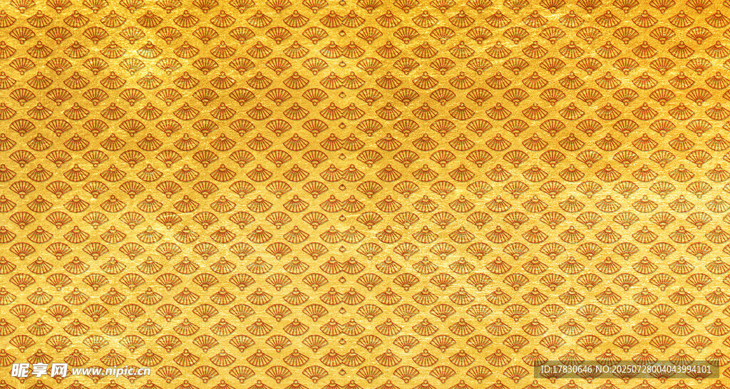 金色网格纹理背景图