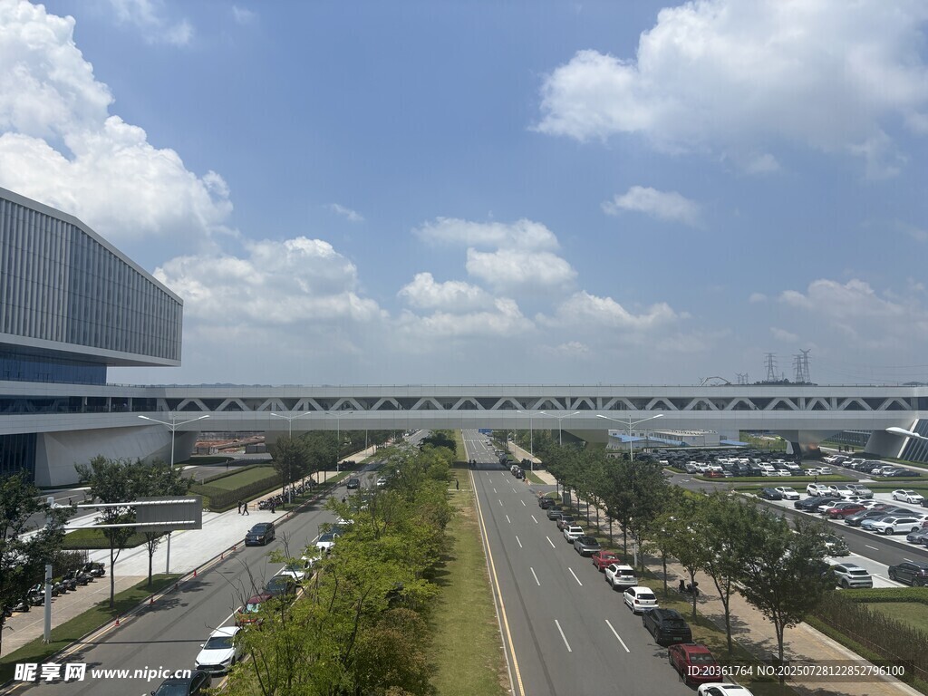 城市道路与建筑景观