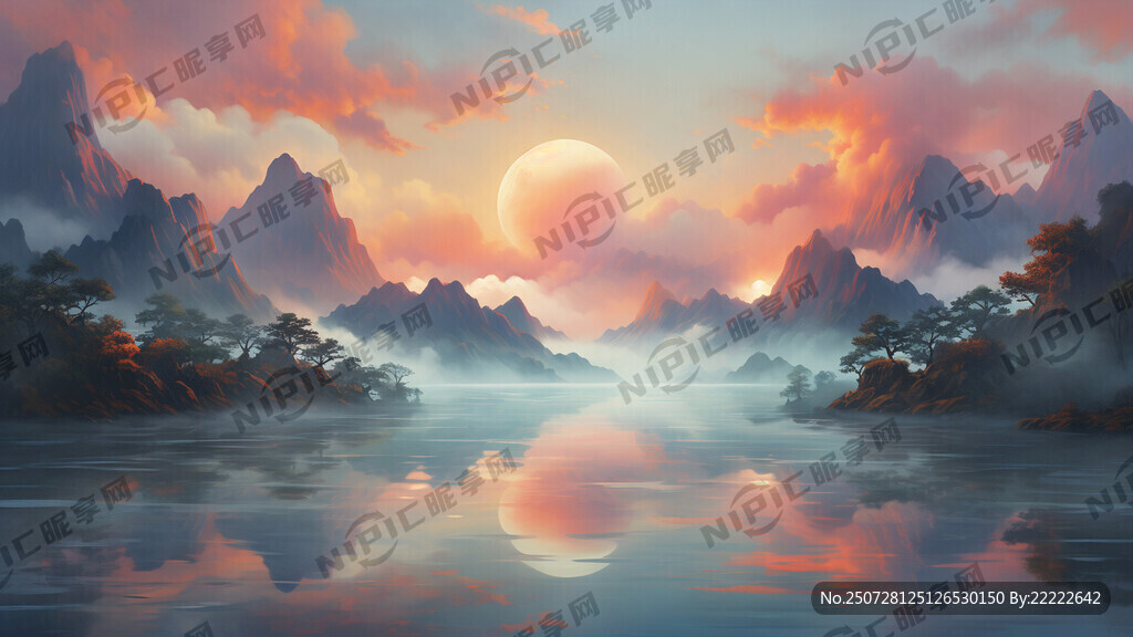 山水祥云 云雾仙镜 自然风光