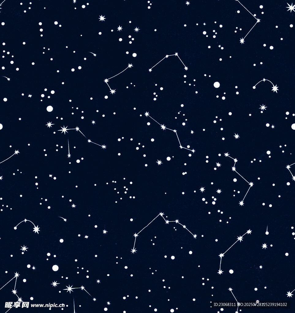 深邃星空下的璀璨繁星