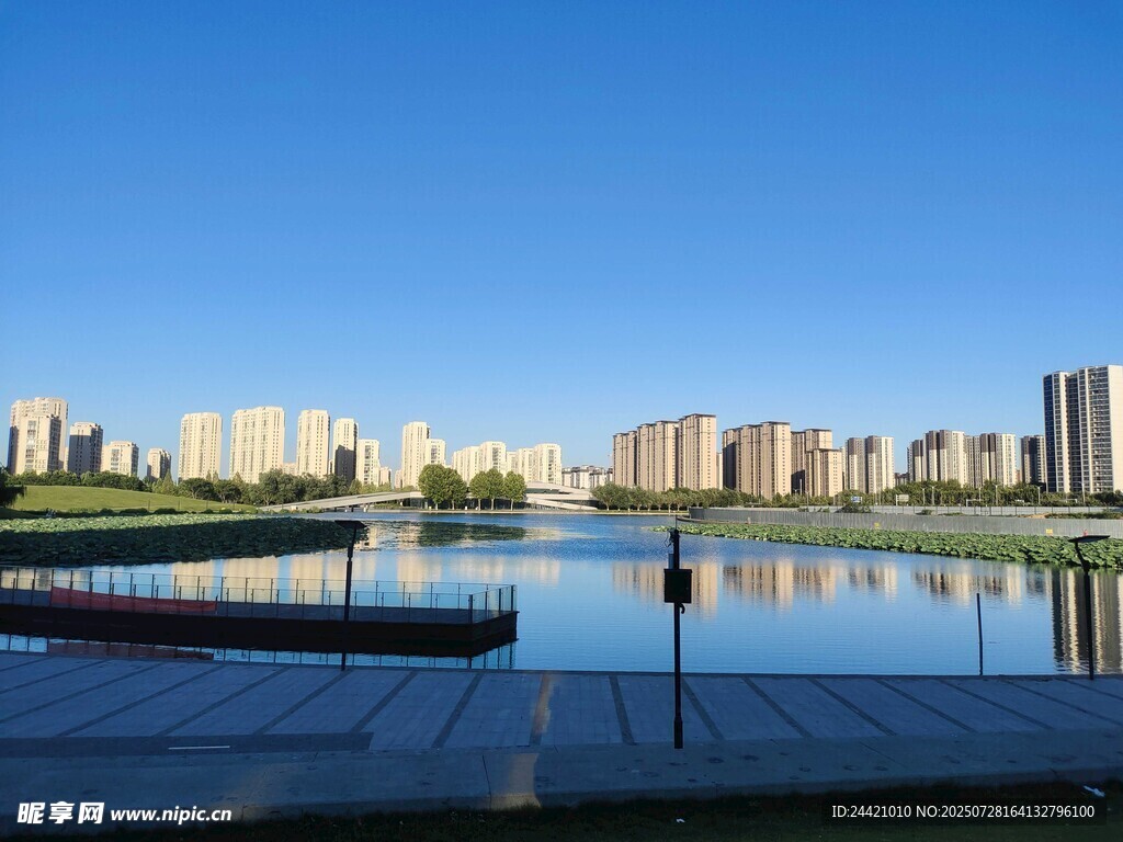 康平湖   湖畔风景图