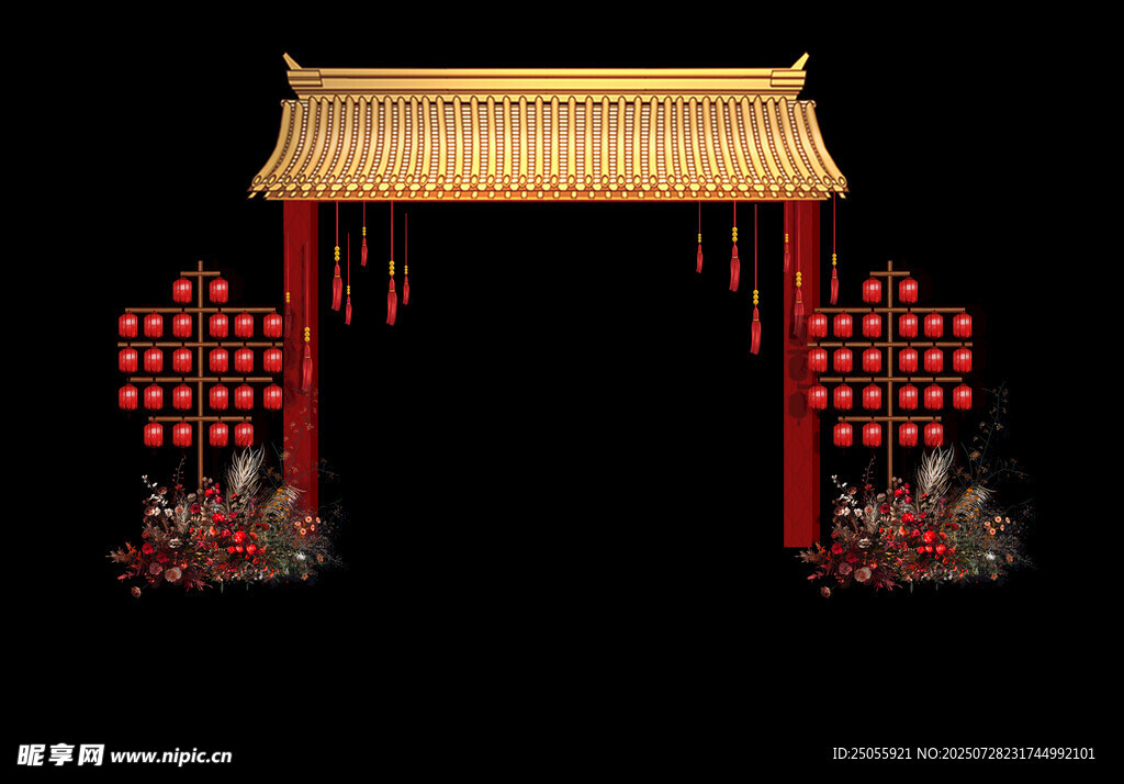 中式古典门楼