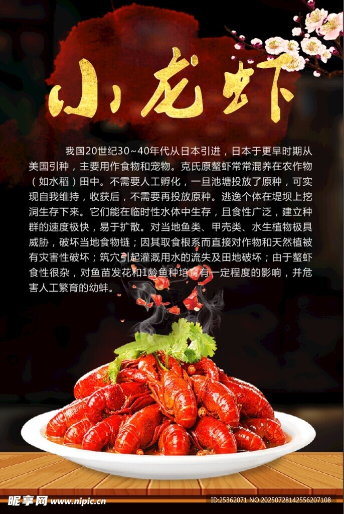 小龙虾海报