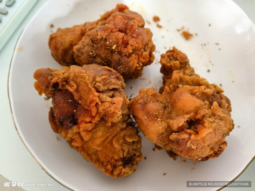 美味香脆炸鸡腿