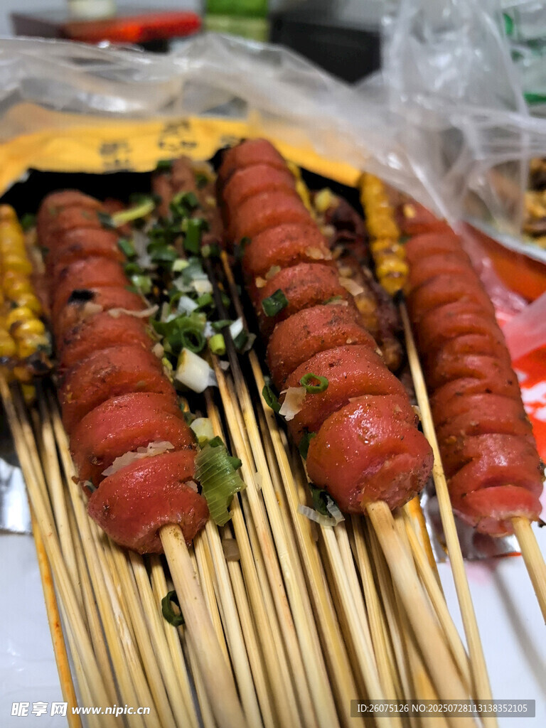 美味烤串诱人呈现