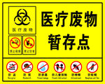 医疗废物暂存点标识牌