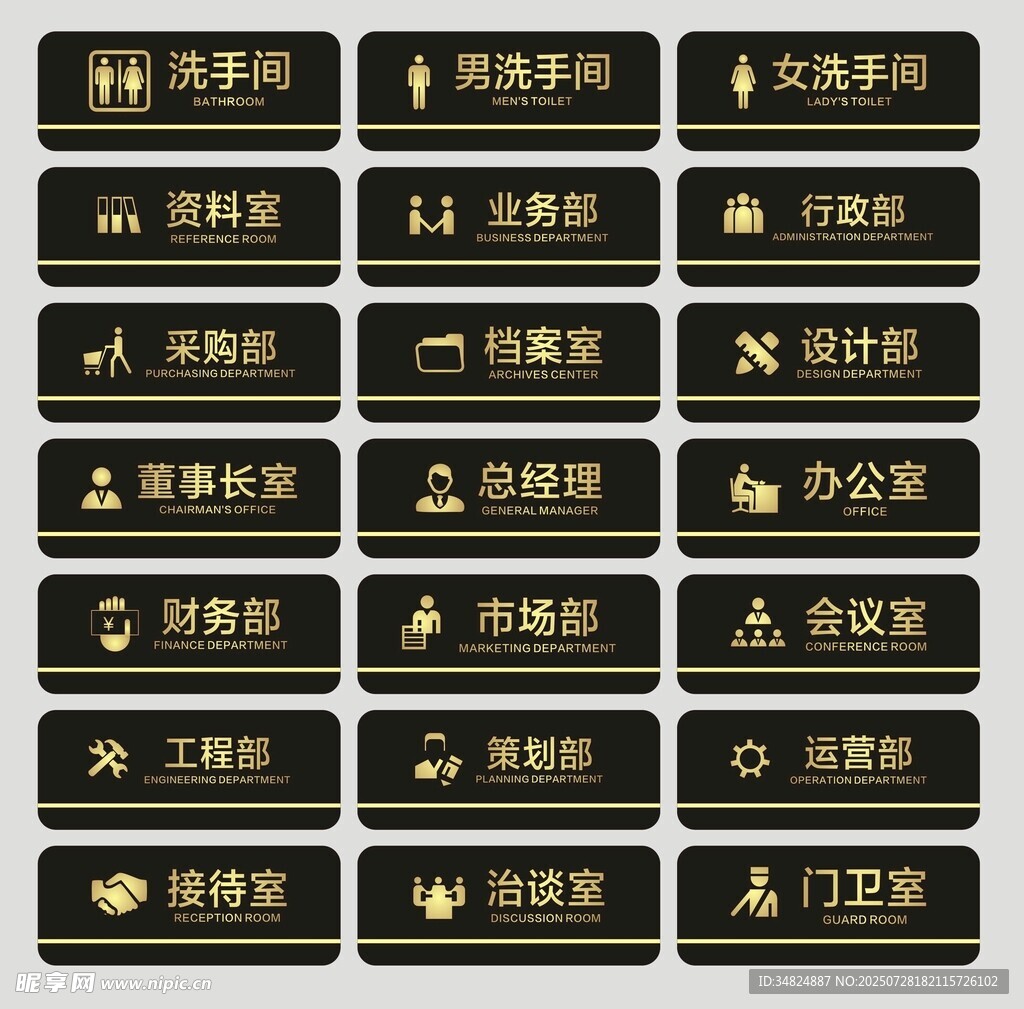 部门门牌