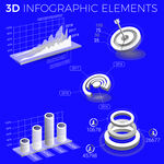 3D信息图表元素集合