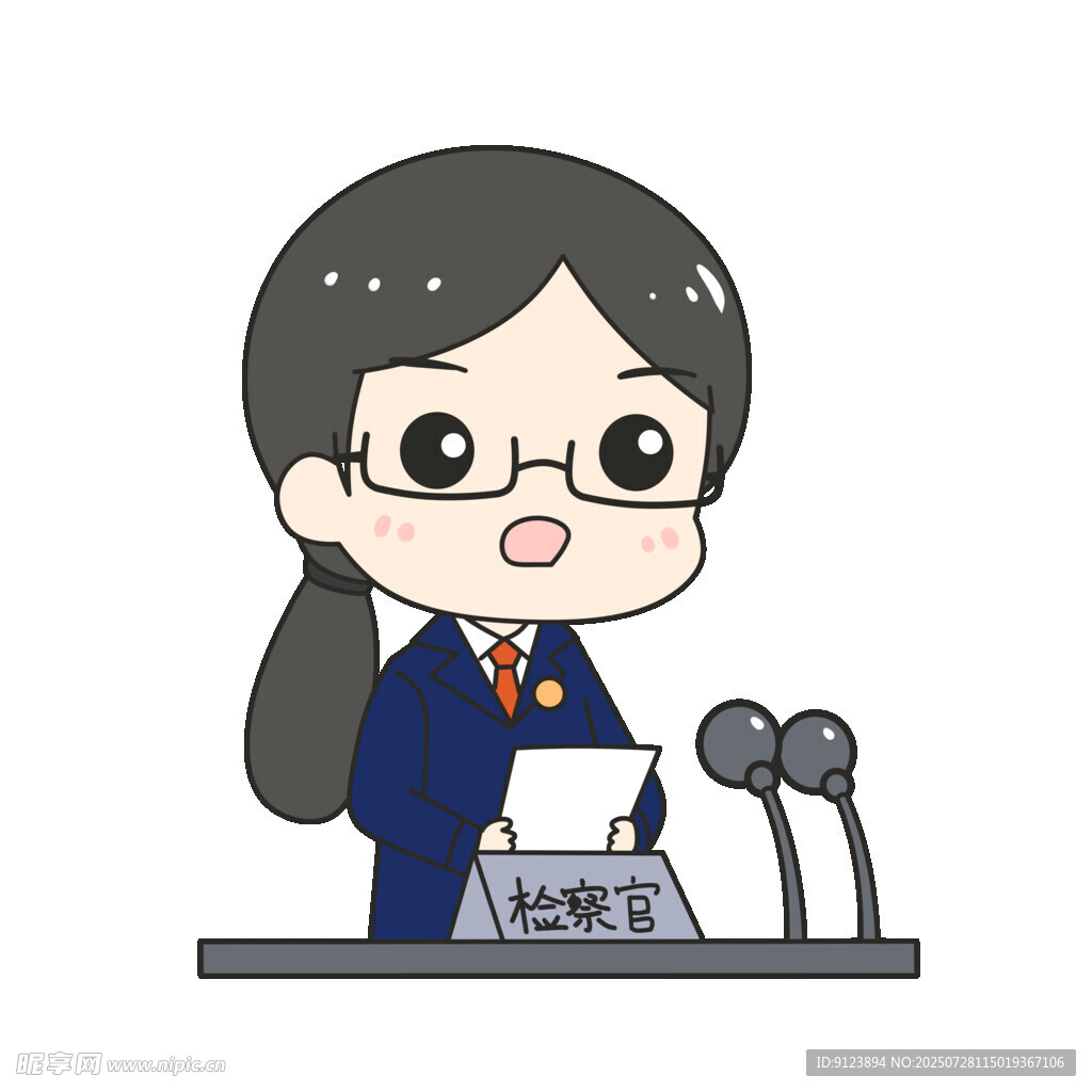 女主持人台前播报