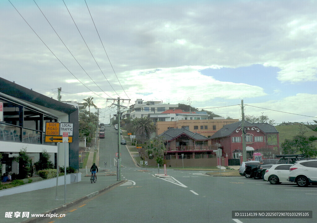 小镇街道风景