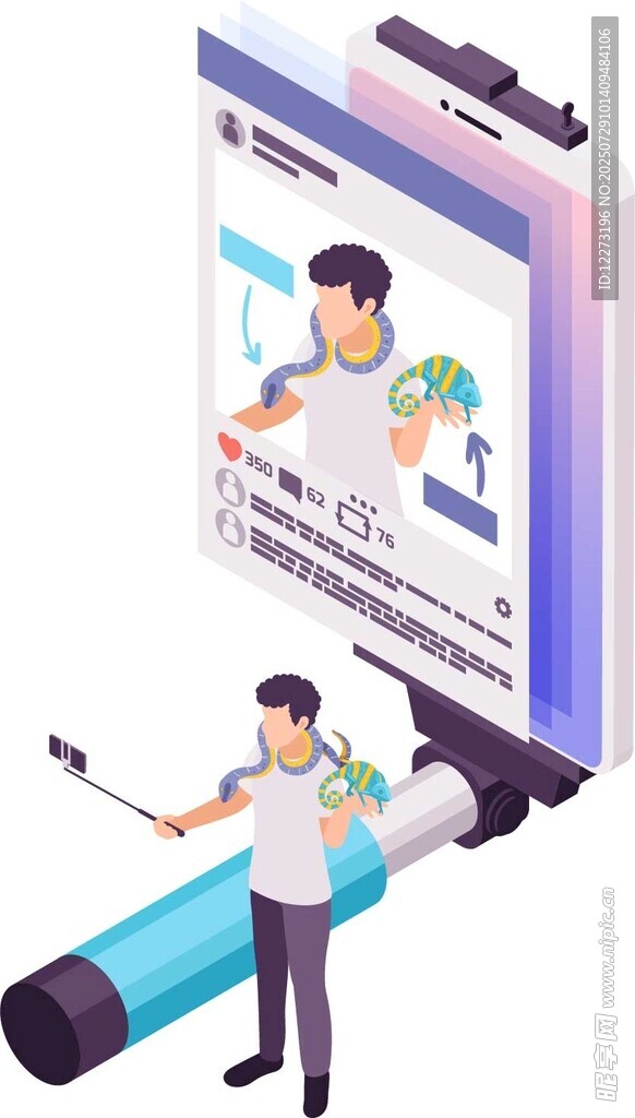  人物与手机奇妙组合