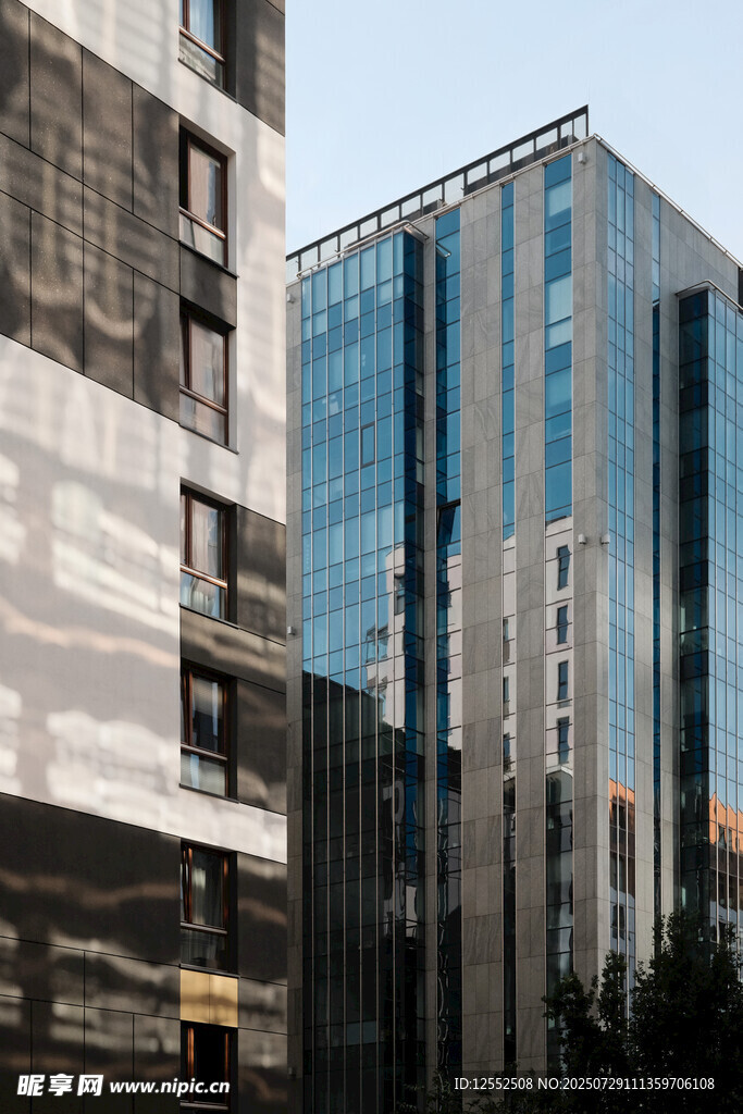 现代城市高楼建筑景观