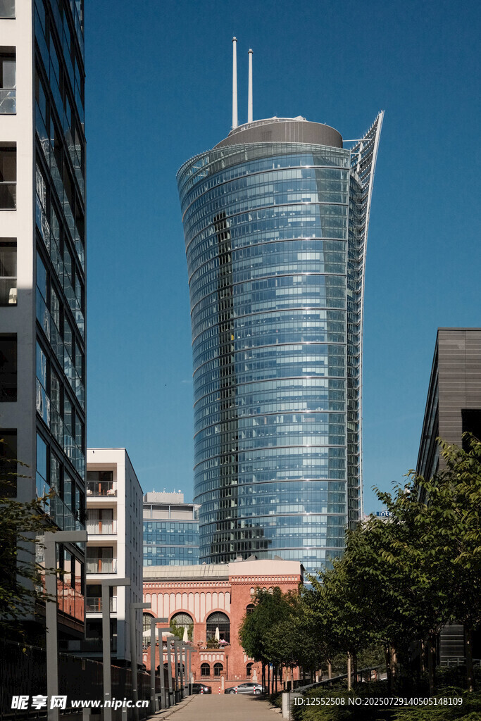 现代都市摩天大楼景观