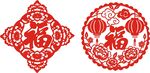 福字窗花剪纸