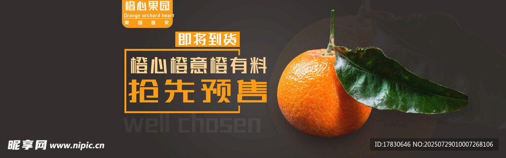 水果横幅广告