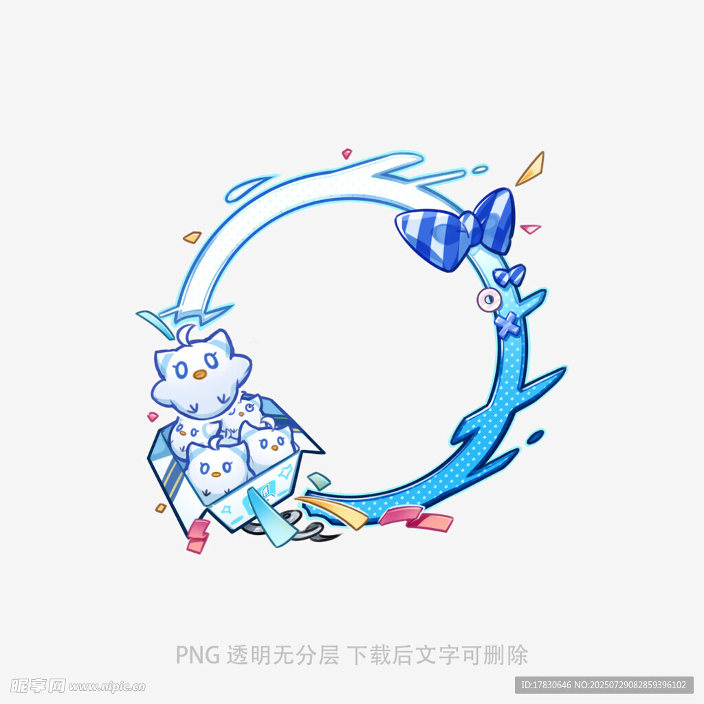 卡通风格数字0与奇幻元素