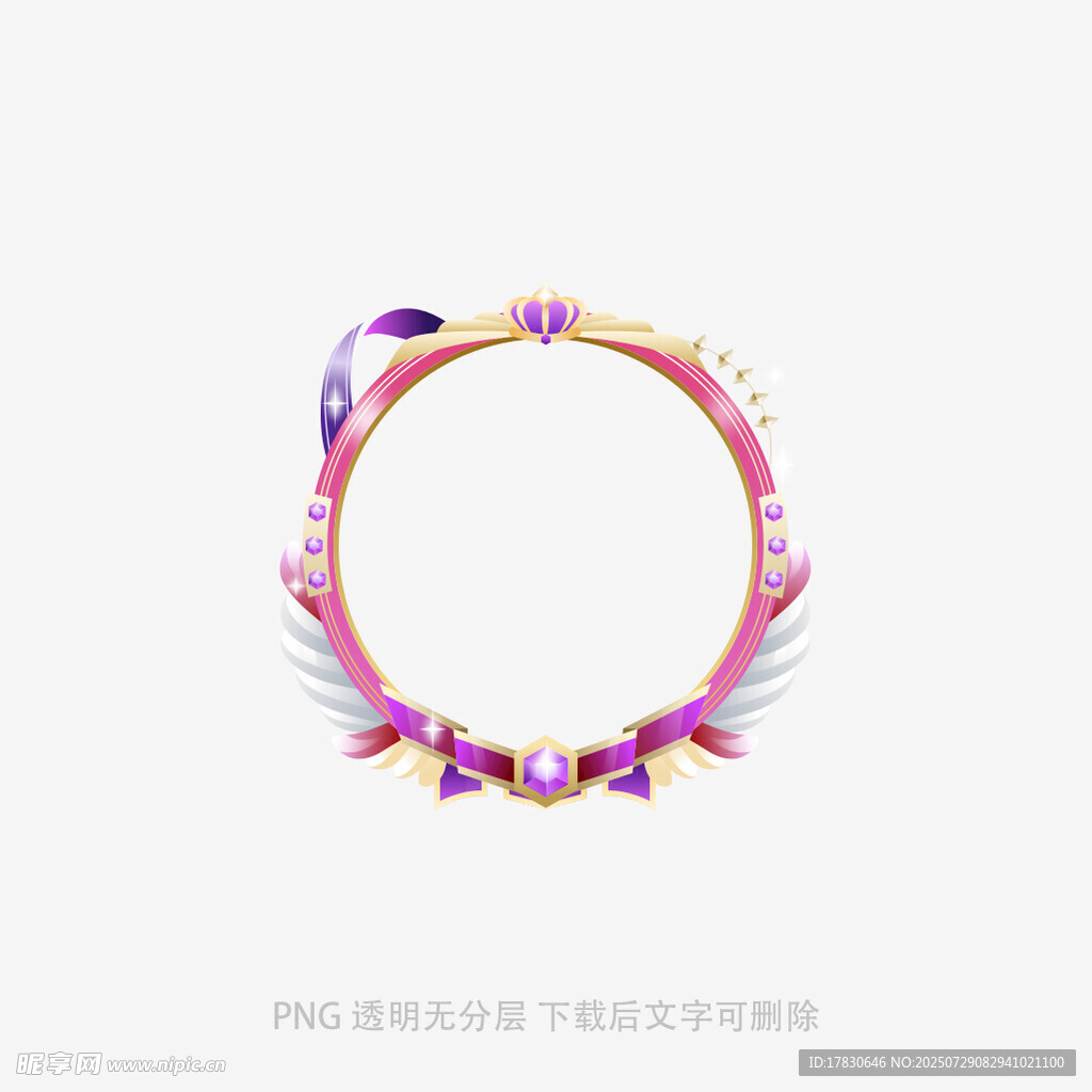 梦幻彩色羽毛环形装饰